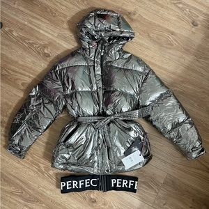 PERFECT MOMENT WOMEN'S OVERSIZED DOWN PARKA SKI SNOW JACKET -medium NWT